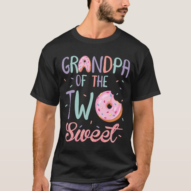 Camiseta El abuelo de la dulce Chica de cumpleaños Donut Lo (Anverso)