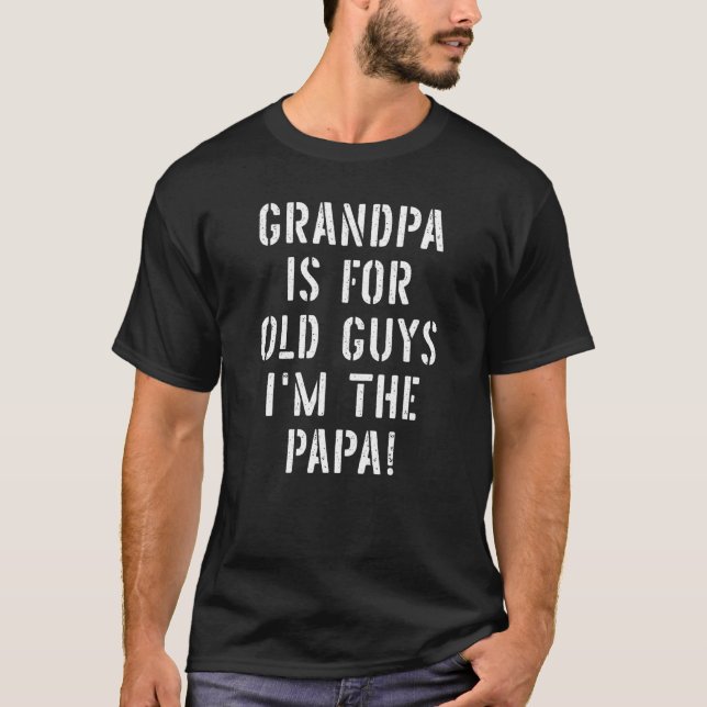 Camiseta El Abuelo De Los Hombres Es Para Los Hombres De Ed (Anverso)