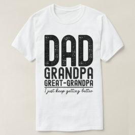 Camiseta El abuelo de papá es un gran abuelo, los padres so
