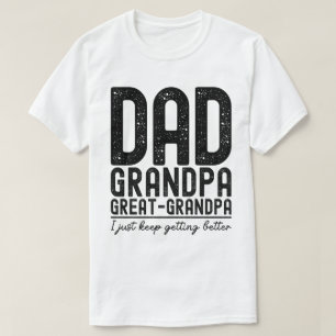 Camiseta El abuelo de papá es un gran abuelo, los padres so