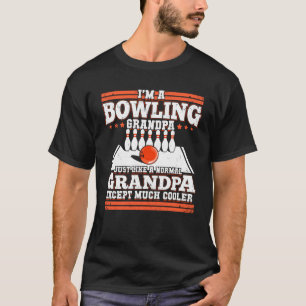 Camiseta El abuelo del abuelo del jugador de boliche