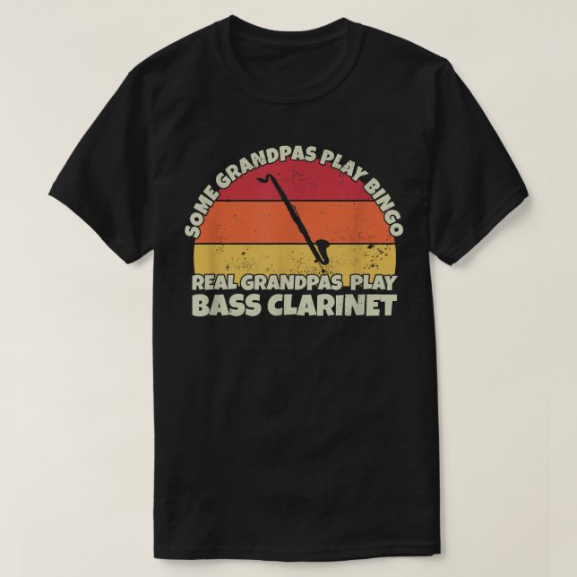 Camiseta El abuelo del contrabando Real Grandpas toca Bass  (Diseño del anverso)