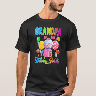 Camiseta El Abuelo Del Cumpleaños Sweetie Candy Chica Match