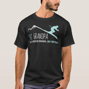 Camiseta El abuelo del esquí divertido y lindo regalo para 