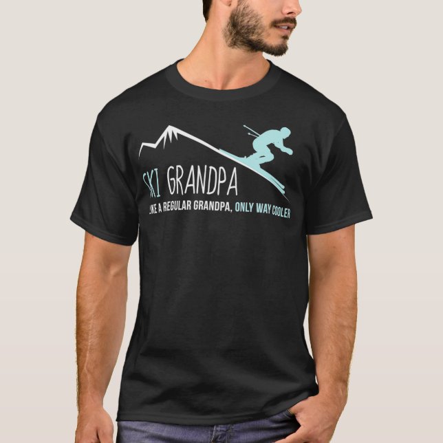 Camiseta El abuelo del esquí divertido y lindo regalo para  (Anverso)