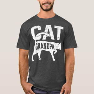 Camiseta El abuelo del gato Kitten, Mascota dueño, es el dí