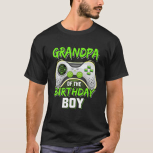 Camiseta El Abuelo Del Niño De Cumpleaños Cute Partido De V