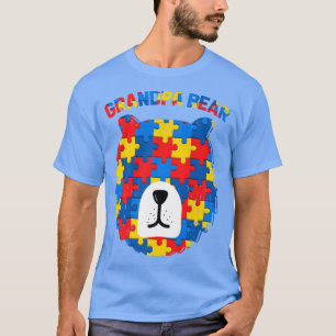 Camiseta El abuelo del oso rompecabezas de cara rompe el au