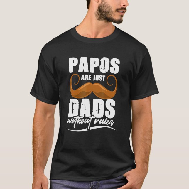 Camiseta El abuelo del papa gobierna el Día de los Padres A (Anverso)
