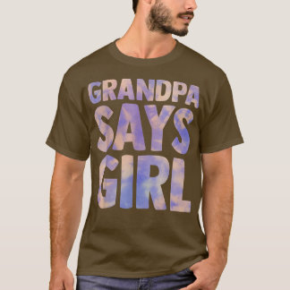 Camiseta el abuelo dice que el género chica revela el anunc