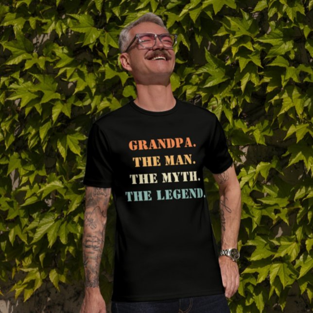 Camiseta El abuelo el hombre el mito el día del padre de la (Subido por el creador)