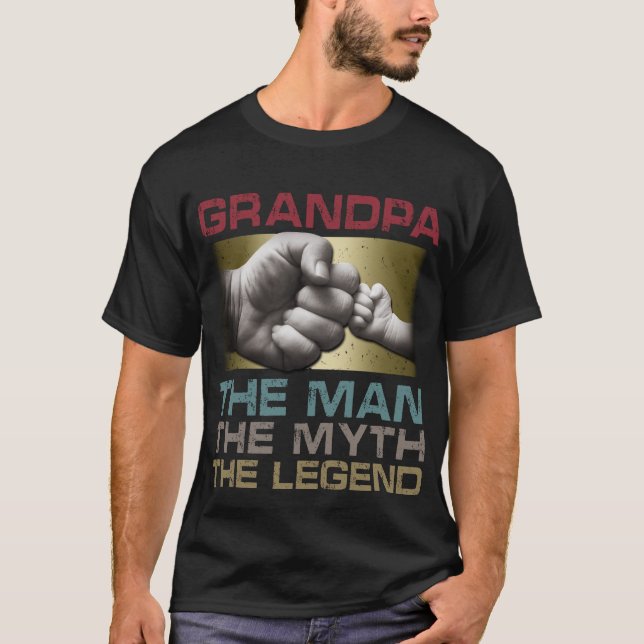 Camiseta El Abuelo El Hombre El Mito La Leyenda (Anverso)