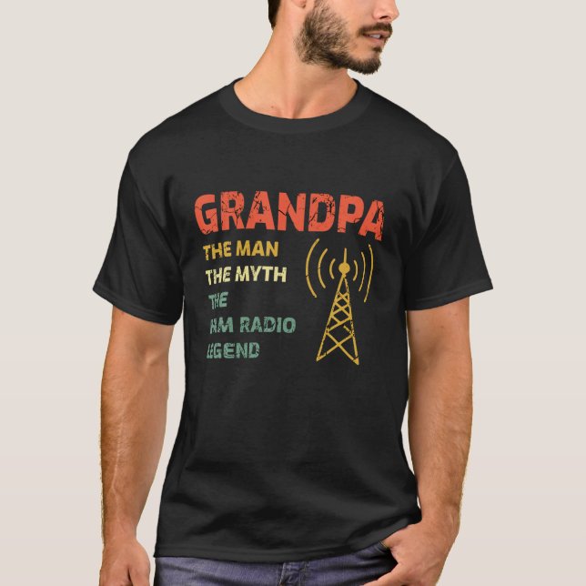 Camiseta El abuelo el hombre mito el amor de la leyenda de  (Anverso)
