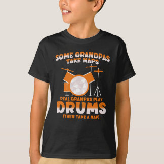 Camiseta El abuelo es el mejor baterista con palos