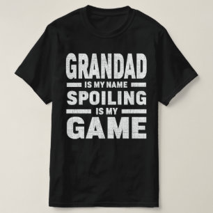 Camiseta El abuelo es mi nombre, malograr el juego