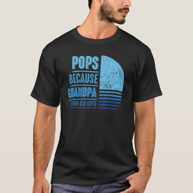 Camiseta El Abuelo Es Para Los Hombres Mayores Retro Gra (Anverso)