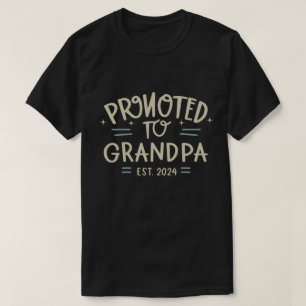 Camiseta el abuelo est 2024, ascendido al abuelo Est. 2024