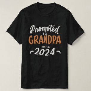 Camiseta el abuelo est 2024, ascendido al abuelo Est. 2024