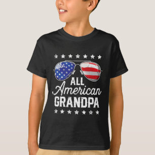 Camiseta El Abuelo Estadounidense 4 De Julio La Familia Coi