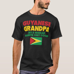 Camiseta El abuelo guyanés tiene gusto de un abuelo regula