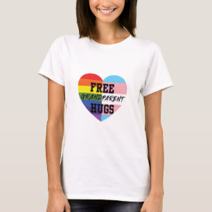 Camiseta El abuelo libre abraza mercancías de la calidad de