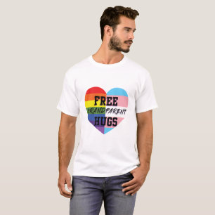Camiseta El abuelo libre abraza mercancías de la calidad de