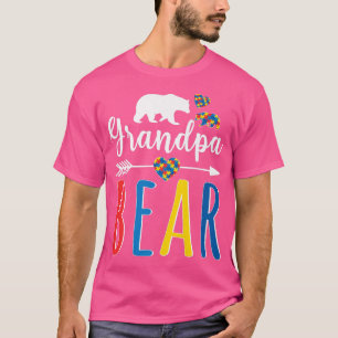 Camiseta El abuelo lleva autismo Concienciación Camisas Apo