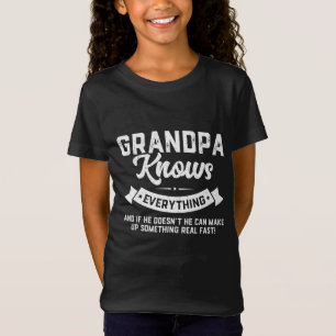 Camiseta El abuelo lo sabe todo, regalo número 60 de padre 