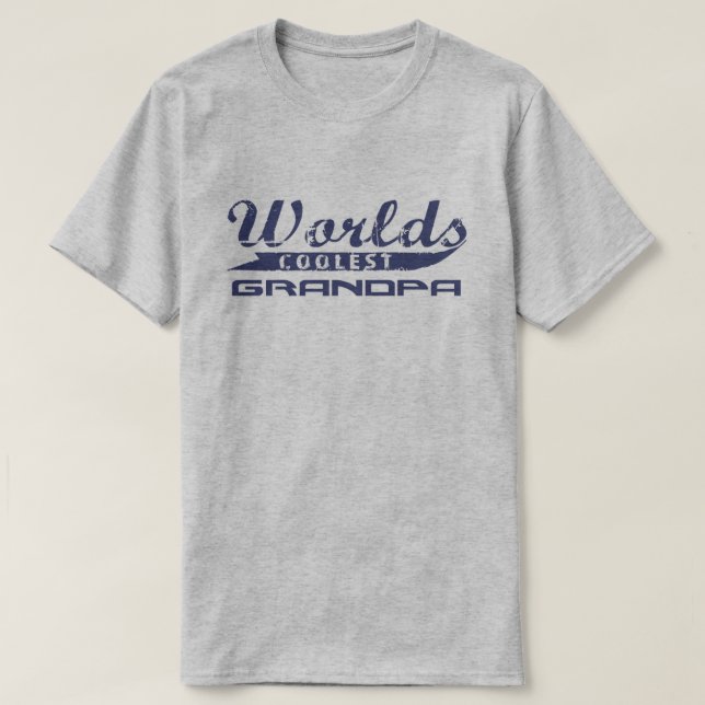 Camiseta El abuelo más fresco del mundo (Diseño del anverso)