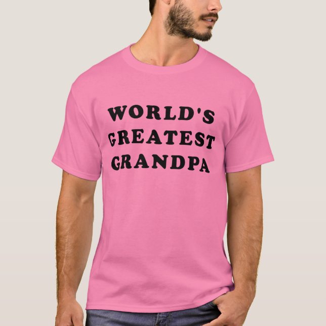 Camiseta El abuelo más grande del mundo (Anverso)