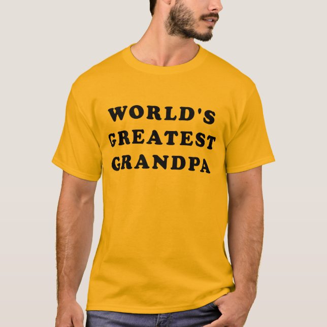 Camiseta El abuelo más grande del mundo (Anverso)