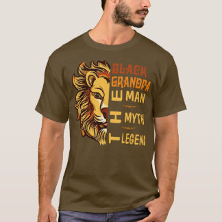 Camiseta El abuelo negro león el hombre el mito el padre fe