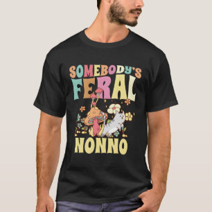 Camiseta El Abuelo No Italiano Feral De Alguien Es Una Fami