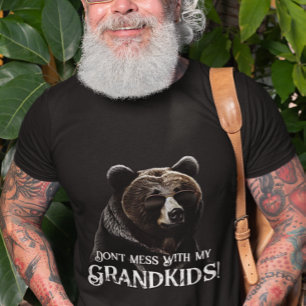 Camiseta El abuelo "No te metas con mis nietos"