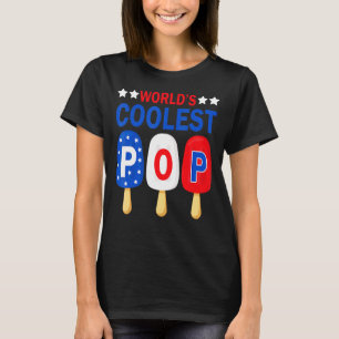 Camiseta El abuelo pop más frío del mundo usa grasa de crem