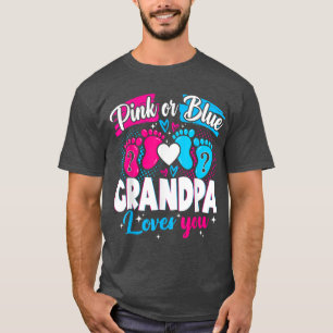 Camiseta El Abuelo Rosa O Azul Te Ama Para Que El Género Re
