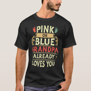Camiseta El Abuelo Rosa O Azul Ya Te Ama Retro