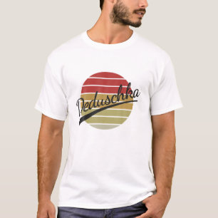 Camiseta El abuelo ruso murió en el diseño de Deduschka Ded