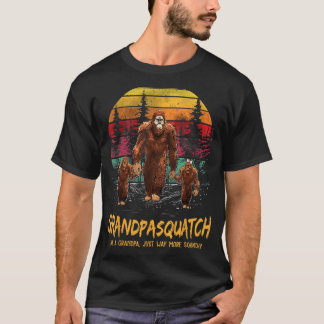 Camiseta El Abuelo Squatch Como Un Abuelo Es Mucho Más Squa