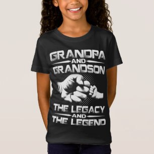 Camiseta El Abuelo Y El Abuelo La Leyenda Y El Legado