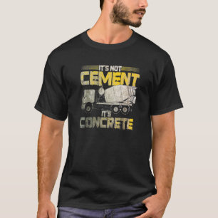 Camiseta El Acabador De Hormigón No Cemento Su Mason De Hor