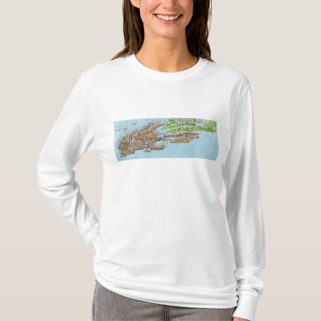 Camiseta El acampamento de las fuerzas inglesas (Anverso)