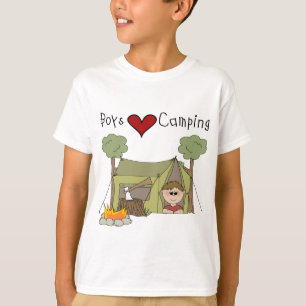 Camiseta El acampar del amor de los muchachos