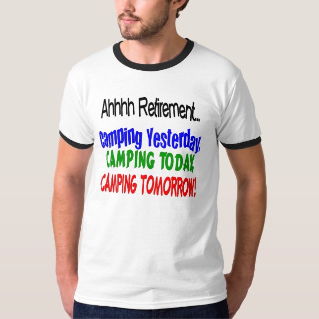 Camiseta El ACAMPAR del retiro de Ahhhh (Anverso)