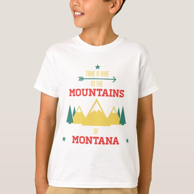 Camiseta El acampar en Montana (Anverso)