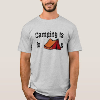Camiseta El acampar está en TIENDAS