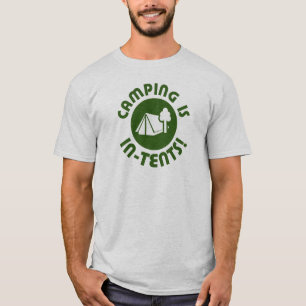 Camiseta El acampar está en tiendas