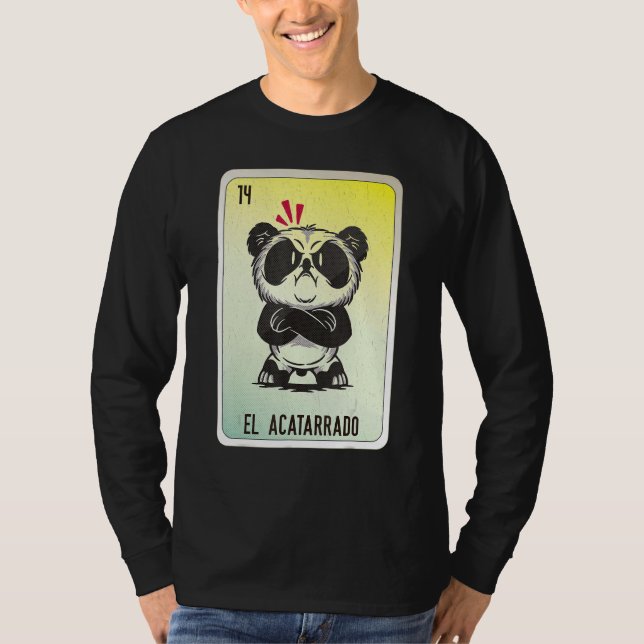 Camiseta El Acatarrado Mexican Slang Lottery Bingo Cards (Anverso)