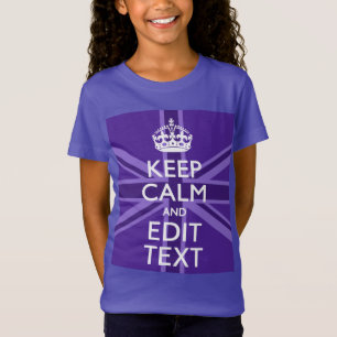Camiseta El acento púrpura guarda la calma y su texto Union