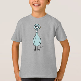 Camiseta El Acero De Los Niños Ojos Del Lado De La Paloma